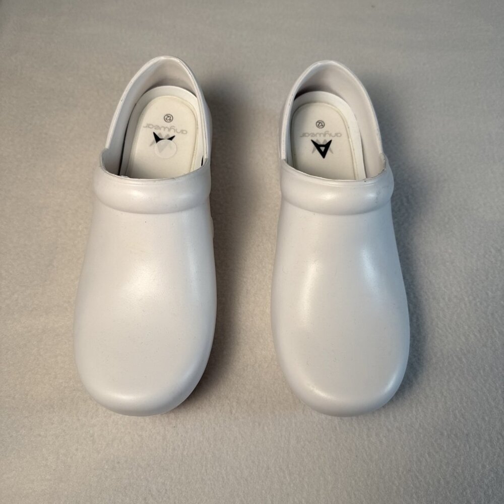 Anywear Guardian‎ Angel Comfort Clogs Shoes Size Women's 12 Men 10 White NEW